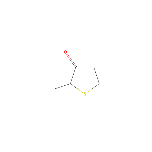 Dihydro-2-methyl-3(2H)-thiophenone (CAS: 13679-85-1) - Chemical Structure and Molecular Formula 