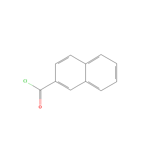 2-Naphthoyl chloride (CAS: 2243-83-6) - Chemical Structure and Molecular Formula 
