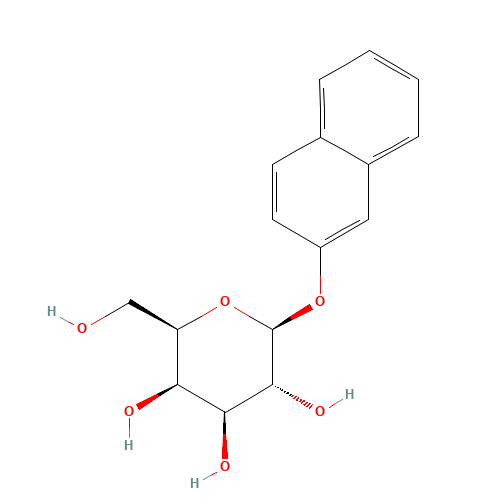 2-Naphthyl-beta-D-galactopyranoside (CAS: 33993-25-8) - Chemical Structure and Molecular Formula 