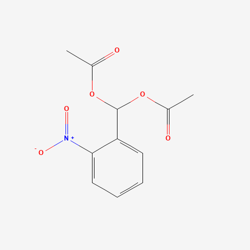 2-nitrobenzylidene di(acetate) chemical structure 2-nitrobenzylidene di(acetate) (CAS: 6345-63-7) - Chemical Structure and Molecular Formula
