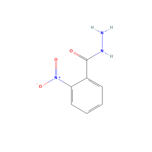 2-NITROBENZHYDRAZIDE (CAS: 606-26-8) - Chemical Structure and Molecular Formula 