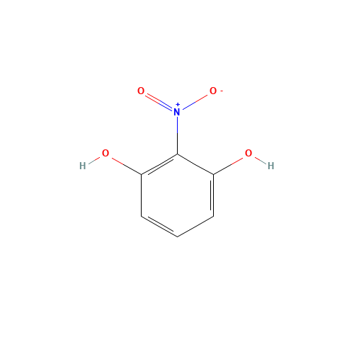 2-Nitroresorcinol (CAS: 601-89-8) - Chemical Structure and Molecular Formula 