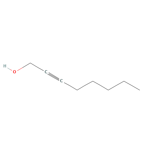 2-Octyn-1-ol (CAS: 20739-58-6) - Chemical Structure and Molecular Formula 