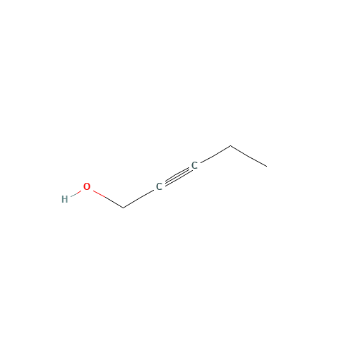 2-Pentyn-1-ol (CAS: 6261-22-9) - Chemical Structure and Molecular Formula 