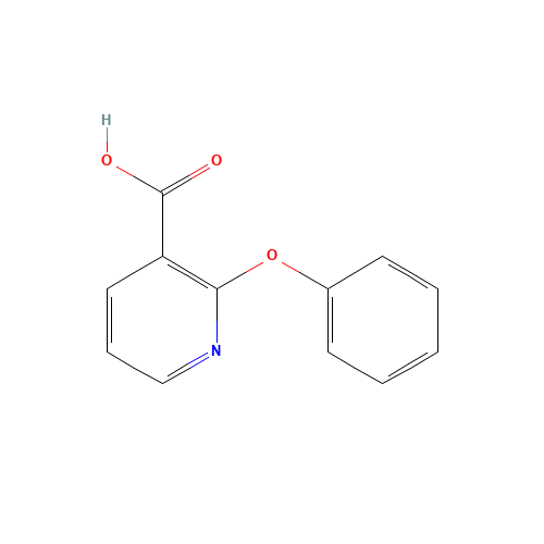 2-PHENOXYNICOTINIC ACID (CAS: 35620-71-4) - Chemical Structure and Molecular Formula 