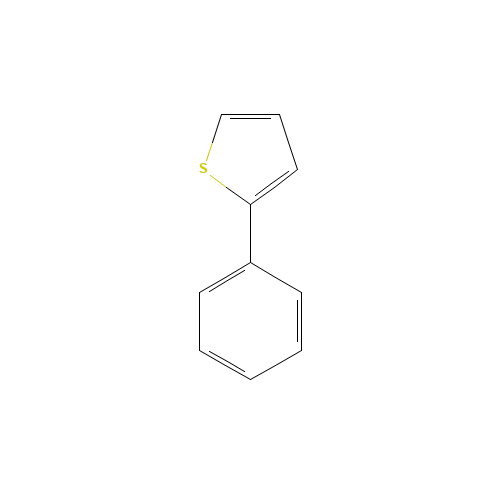 2-PHENYLTHIOPHENE (CAS: 825-55-8) - Chemical Structure and Molecular Formula 