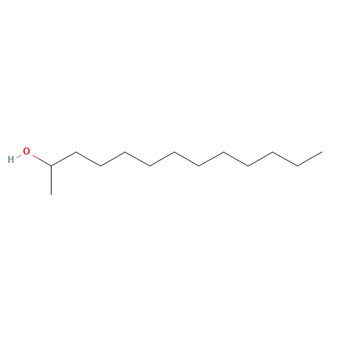 2-TRIDECANOL (CAS: 1653-31-2) - Chemical Structure and Molecular Formula 