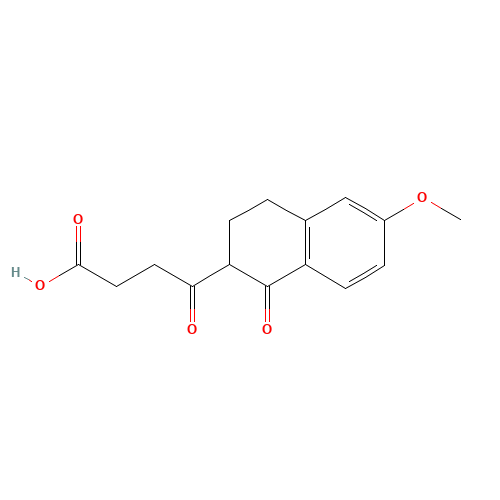 3-(1,2,3,4-Tetrahydro-6-methoxy-1-oxo-2-naphthoyl)propionicacid (CAS: 100976-74-7) - Related Chemical Product