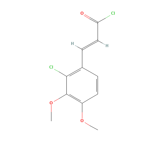 3-(2-CHLORO-3,4-DIMETHOXYPHENYL)PROP-2-ENOYL CHLORIDE (CAS: 175136-00-2) - Related Chemical Product