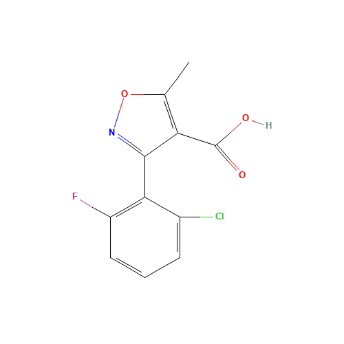 3-(2-Chloro-6-fluorophenyl)-5-methylisoxazole-4-carboxylic acid (CAS: 3919-74-2) - Related Chemical Product