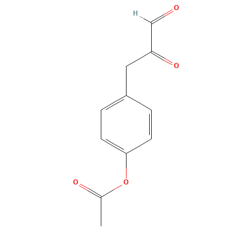 3-(4-ACETOXYPHENYL)-2-OXOPROPANAL (CAS: 56071-70-6) - Related Chemical Product