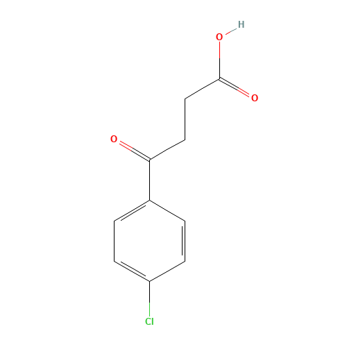 3-(4-Chlorobenzoyl)propionic acid (CAS: 3984-34-7) - Chemical Structure and Molecular Formula 