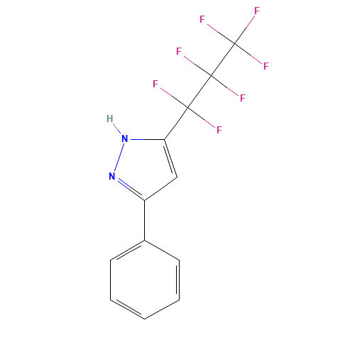 3-(HEPTAFLUORO-1-PROPYL)-5-PHENYLPYRAZOLE (CAS: 54864-78-7) - Related Chemical Product