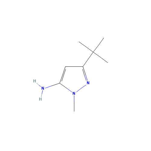 5-AMINO-3-TERT-BUTYL-1-METHYLPYRAZOLE (CAS: 118430-73-2) - Related Chemical Product