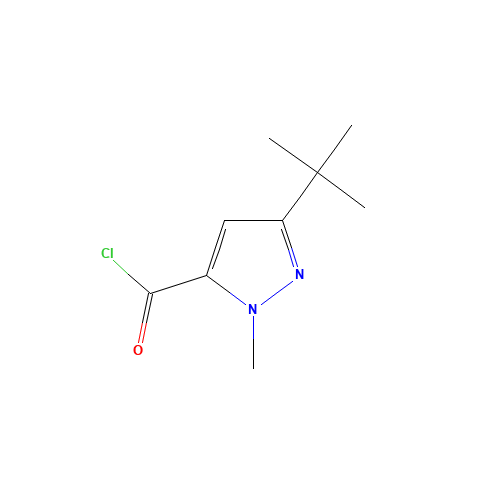 3-(TERT-BUTYL)-1-METHYL-1H-PYRAZOLE-5-CARBONYL CHLORIDE (CAS: 160842-62-6) - Related Chemical Product