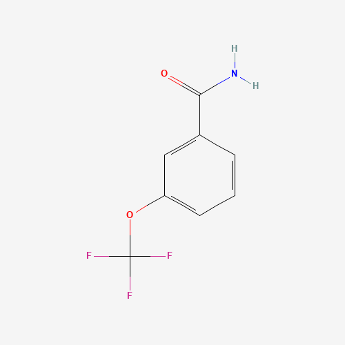 3-(TRIFLUOROMETHOXY)BENZAMIDE chemical structure 3-(TRIFLUOROMETHOXY)BENZAMIDE (CAS: 658-91-3) - Chemical Structure and Molecular Formula