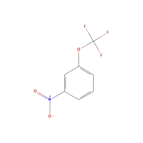 3-(Trifluoromethoxy)nitrobenzene (CAS: 2995-45-1) - Chemical Structure and Molecular Formula 