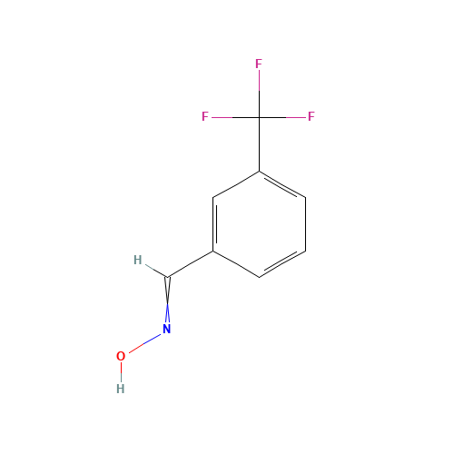 3-(TRIFLUOROMETHYL)BENZALDOXIME (CAS: 368-83-2) - Chemical Structure and Molecular Formula 