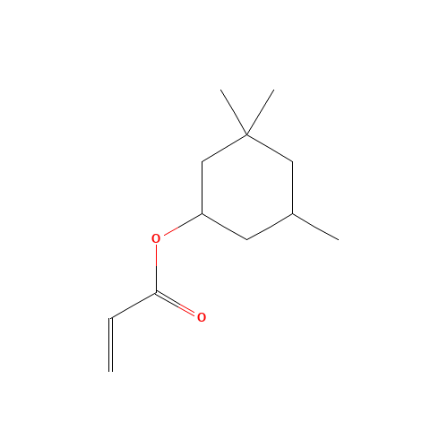 3,3,5-TRIMETHYLCYCLOHEXYL ACRYLATE (CAS: 87954-40-3) - Chemical Structure and Molecular Formula 