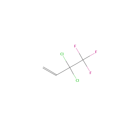 3,3-DICHLORO-4,4,4-TRIFLUOROBUT-1-ENE (CAS: 175400-95-0) - Chemical Structure and Molecular Formula 