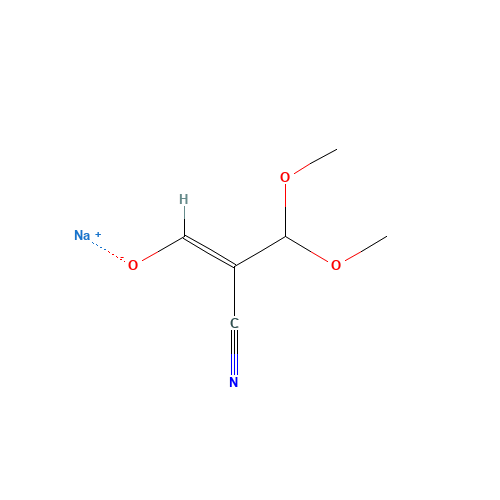 3,3-Dimethoxy-2-(hydroxymethylene)propionitrile sodium salt (CAS: 105161-33-9) - Related Chemical Product