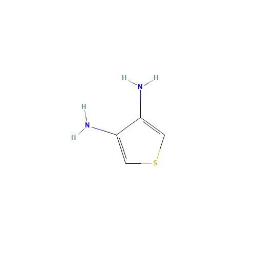 3,4-Diaminothiophene dihydrobromide (CAS: 78637-85-1) - Chemical Structure and Molecular Formula 