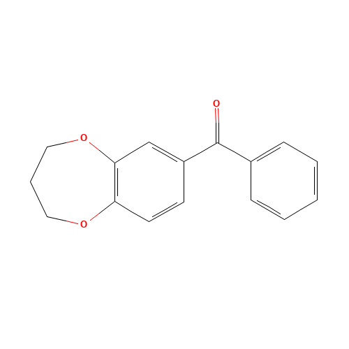 3,4-DIHYDRO-2H-1,5-BENZODIOXEPIN-7-YL(PHENYL)METHANONE (CAS: 147644-07-3) - Related Chemical Product
