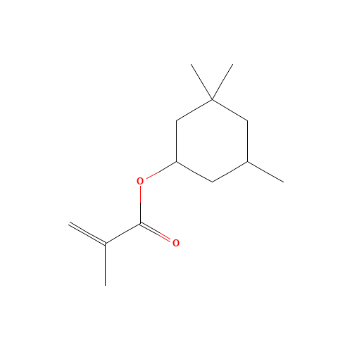 3,3,5-TRIMETHYLCYCLOHEXYL METHACRYLATE (CAS: 7779-31-9) - Chemical Structure and Molecular Formula 