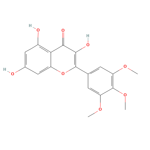 3,5,7-TRIHYDROXY-3',4',5'-TRIMETHOXYFLAVONE (CAS: 146132-95-8) - Related Chemical Product