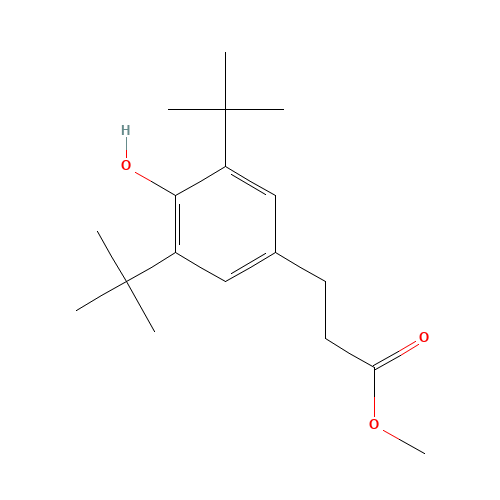 Methyl 3-(3,5-di-tert-butyl-4-hydroxyphenyl)propionate (CAS: 6386-38-5) - Related Chemical Product
