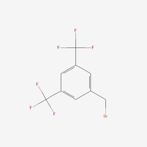 3,5-Bis(trifluoromethyl)benzyl bromide chemical structure 3,5-Bis(trifluoromethyl)benzyl bromide (CAS: 32247-96-4) - Chemical Structure and Molecular Formula