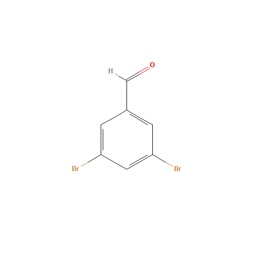 3,5-Dibromobenzaldehyde (CAS: 56990-02-4) - Chemical Structure and Molecular Formula 
