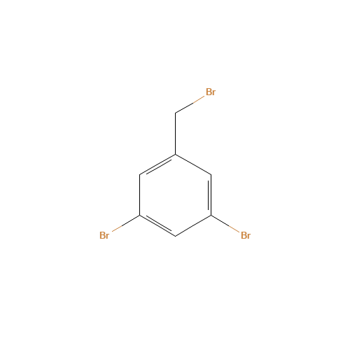 3,5-Dibromobenzyl bromide (CAS: 56908-88-4) - Chemical Structure and Molecular Formula 