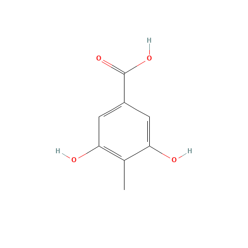 3,5-Dihydroxy-4-methylbenzoic acid (CAS: 28026-96-2) - Related Chemical Product