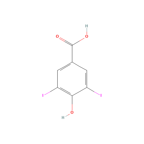 3,5-DIIODO-4-HYDROXYBENZOIC ACID (CAS: 618-76-8) - Related Chemical Product