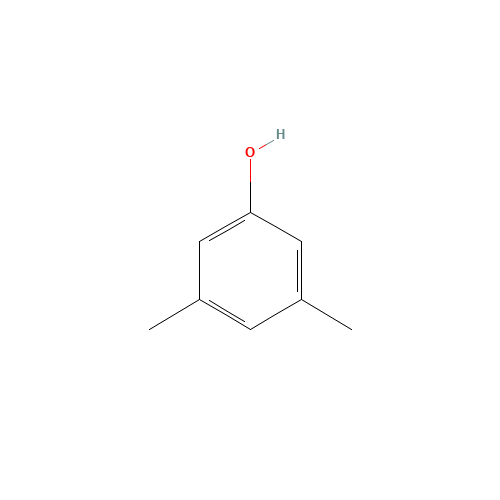 3,5-Dimethylphenol (CAS: 108-68-9) - Chemical Structure and Molecular Formula 