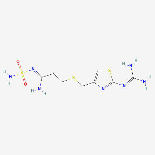 Famotidine (CAS: 76824-35-6) - Chemical Structure and Molecular Formula 