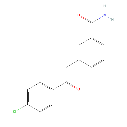 3-[2-(4-CHLOROPHENYL)-2-OXOETHYL (CAS: 465514-87-8) - Chemical Structure and Molecular Formula 