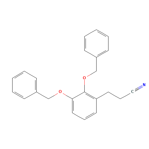 3-[2,3-DI(BENZYLOXY)PHENYL]PROPANENITRILE (CAS: 249278-33-9) - Related Chemical Product