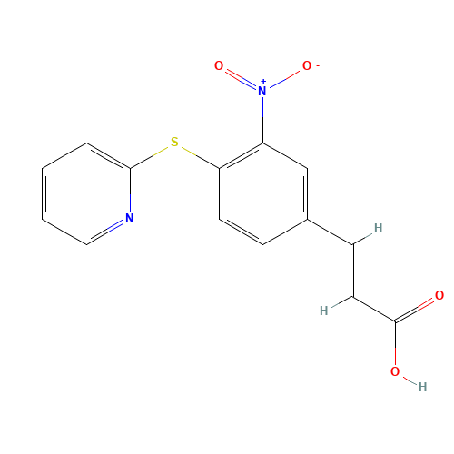3-[3-NITRO-4-(2-PYRIDYLTHIO)PHENYL]ACRYLIC ACID (CAS: 175278-56-5) - Related Chemical Product