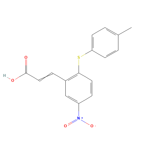 3-[2-[(4-METHYLPHENYL)THIO]-5-NITROPHENYL]ACRYLIC ACID (CAS: 175278-45-2) - Related Chemical Product