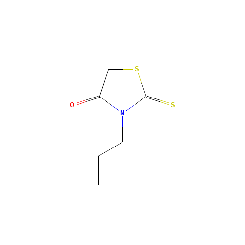 3-ALLYLRHODANINE (CAS: 1457-47-2) - Chemical Structure and Molecular Formula 