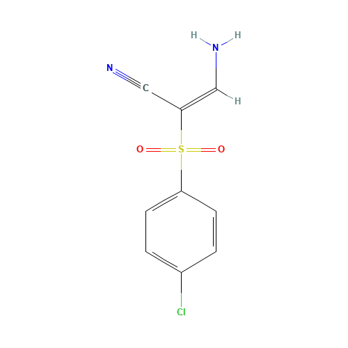 3-AMINO-2-[(4-CHLOROPHENYL)SULFONYL]ACRYLONITRILE (CAS: 32083-31-1) - Related Chemical Product