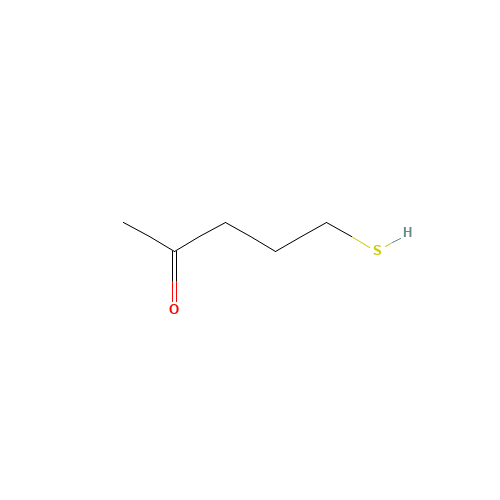 2-Pentanone,5-mercapto-(9CI) (CAS: 98321-74-5) - Chemical Structure and Molecular Formula 