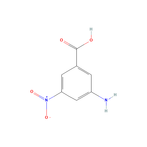 3-Amino-5-nitrobenzoic acid (CAS: 618-84-8) - Chemical Structure and Molecular Formula 