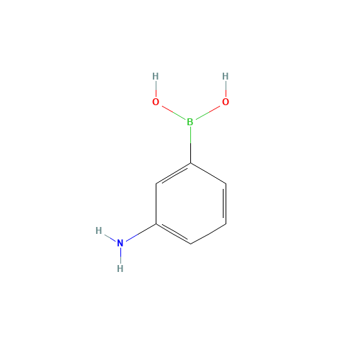 3-Aminobenzeneboronic acid (CAS: 30418-59-8) - Chemical Structure and Molecular Formula 