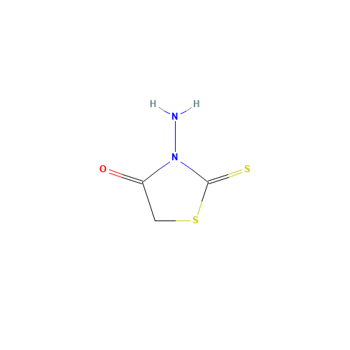 N-Aminorhodanine (CAS: 1438-16-0) - Chemical Structure and Molecular Formula 