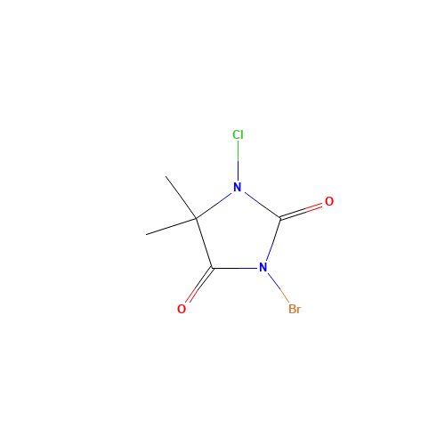 3-Bromo-1-chloro-5,5-dimethylhydantoin (CAS: 126-06-7) - Related Chemical Product