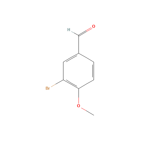 3-Bromo-4-methoxybenzaldehyde (CAS: 34841-06-0) - Chemical Structure and Molecular Formula 