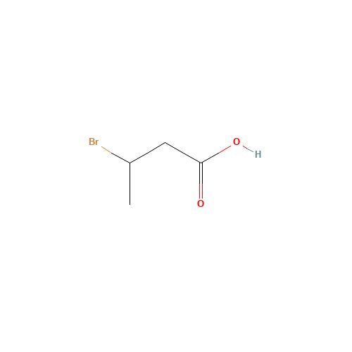 3-BROMOBUTYRIC ACID (CAS: 2623-86-1) - Chemical Structure and Molecular Formula 
